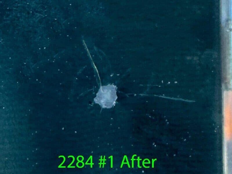 Bullseye Impact Fix — after repair