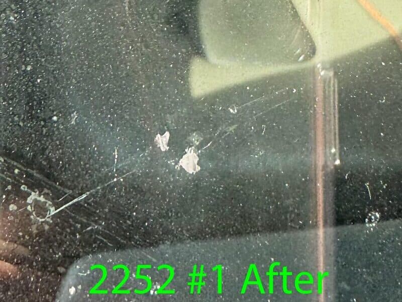 Crack & Chip Repair — after repair