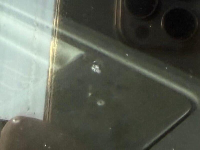 Stone Break Repair — after repair