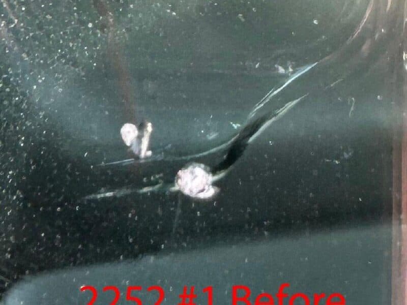 Crack & Chip Repair — before repair